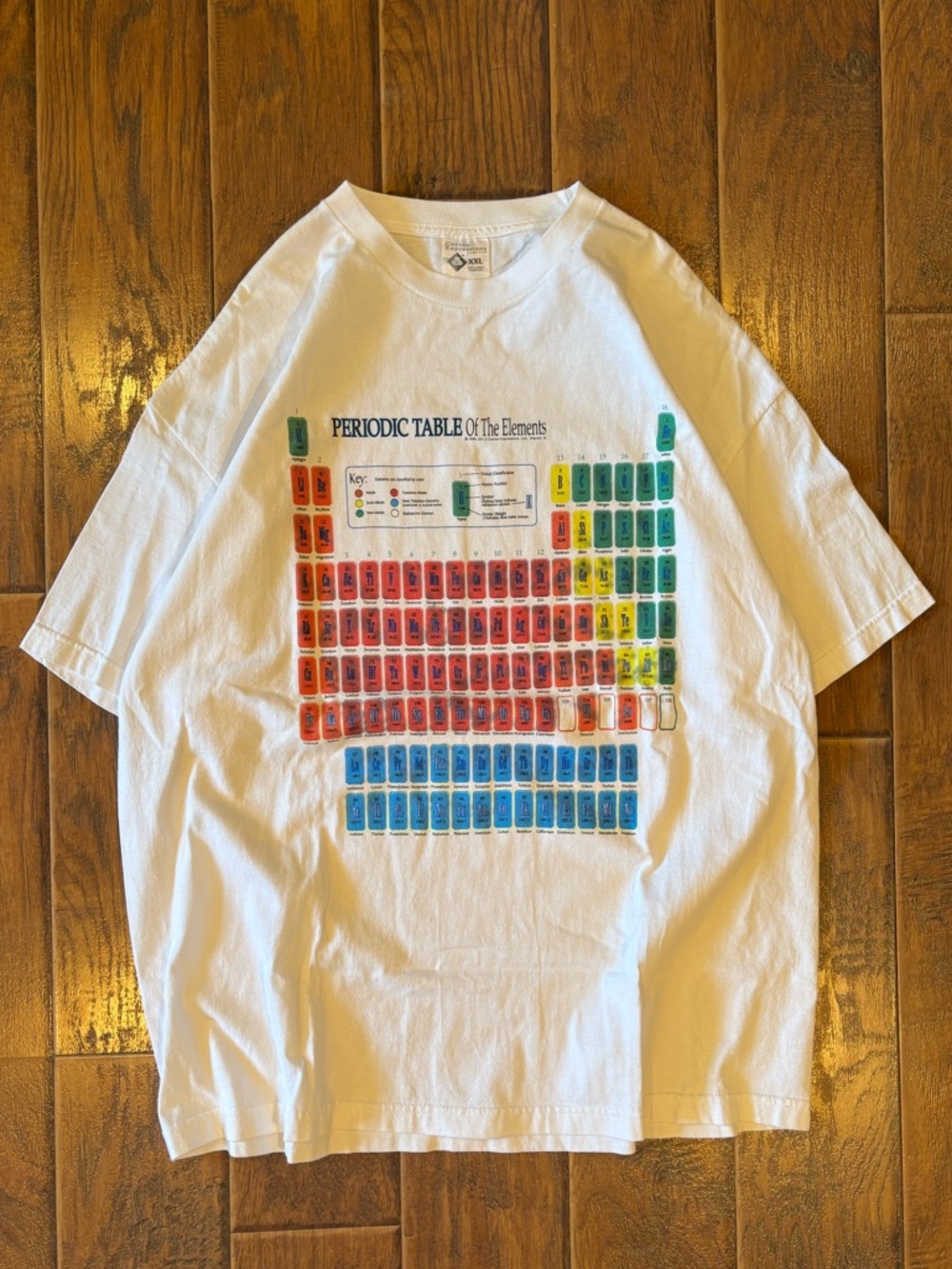 Vintage Y2K Periodic Table of Elements Shirt